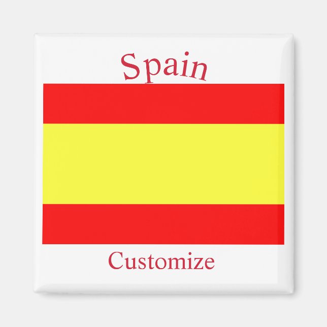 Aimant Drapeau du pays Espagne Thunder_Cove (Devant)
