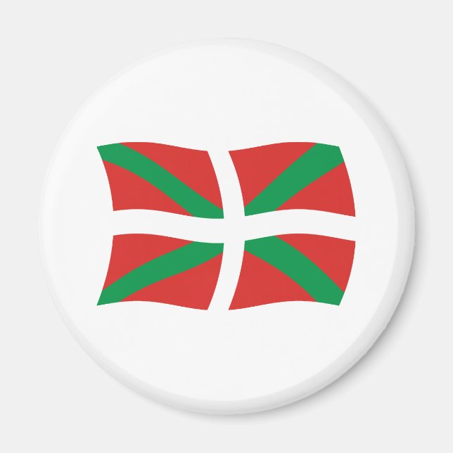 Aimant Drapeau du Peuple Basque (Devant)