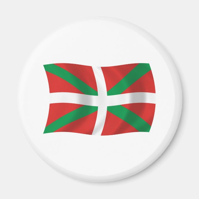Aimant Drapeau du Peuple Basque (Devant)