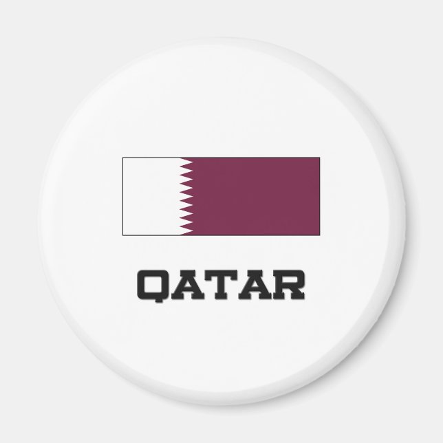 Aimant Drapeau du Qatar (Devant)