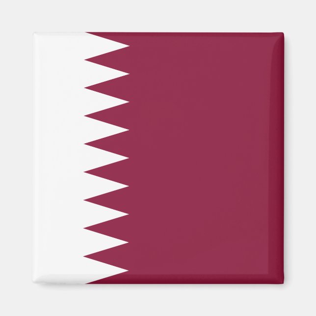 Aimant Drapeau du Qatar (Devant)