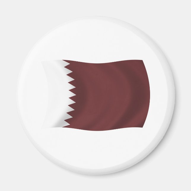 Aimant Drapeau du Qatar (Devant)