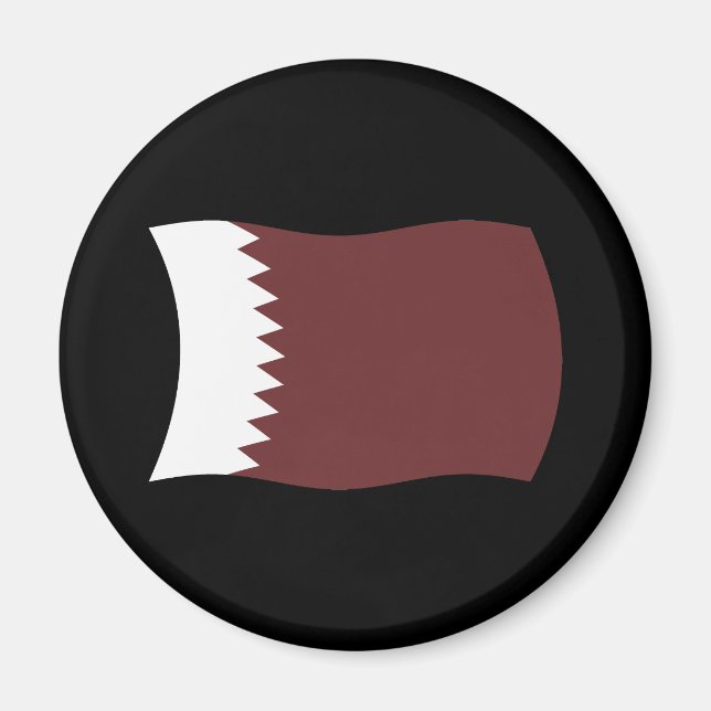 Aimant Drapeau du Qatar (Devant)
