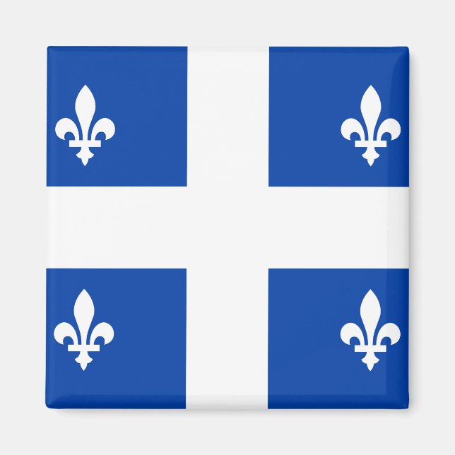 Aimant Drapeau du Québec (Devant)