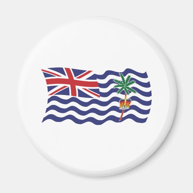 Aimant Drapeau du Territoire britannique de l'océan Indie (Devant)