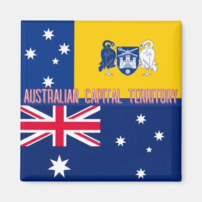 Aimant Drapeau du Territoire de la capitale australienne (Devant)