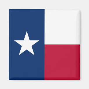 Aimant Drapeau du Texas : Longhorns, l'État de la Lone St