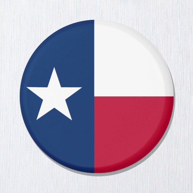 Aimant Drapeau du Texas & Texas, États-Unis vacances/spor (Créateur téléchargé)