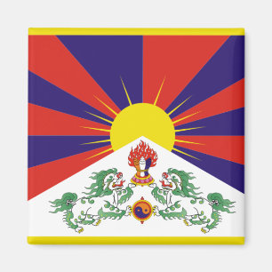 Aimant Drapeau du Tibet