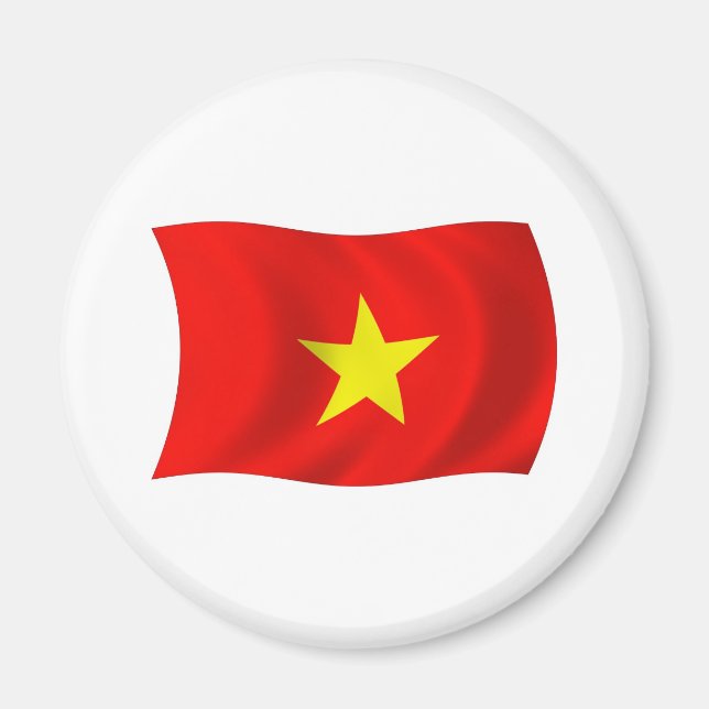Aimant Drapeau du Viêt Nam (Devant)