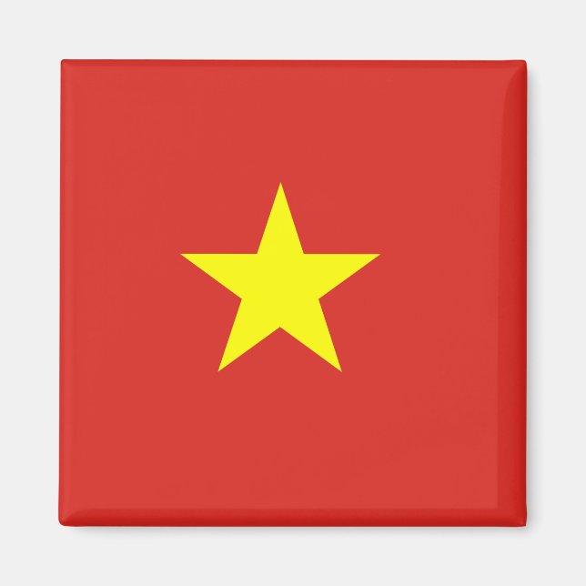 Aimant drapeau du Vietnam (Devant)