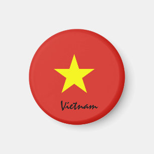 Aimant drapeau du Vietnam et vacances en Asie du Sud, voy