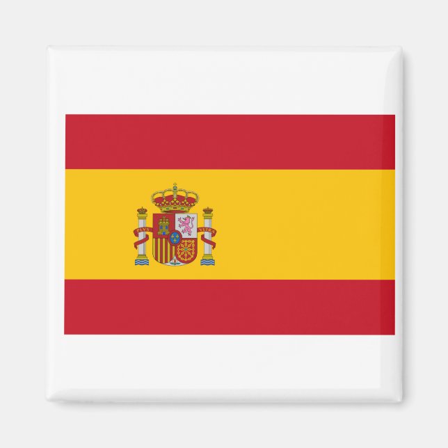 Aimant Drapeau Espagne (Devant)
