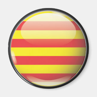 Aimant Drapeau et escudo de Catalogne