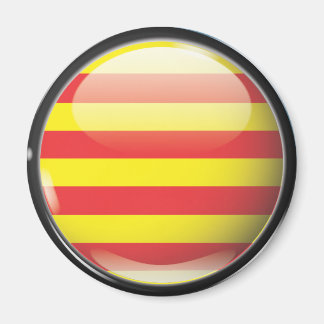Aimant Drapeau et escudo de Catalogne