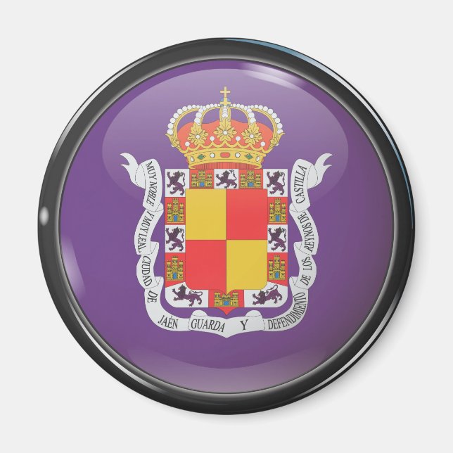 Aimant Drapeau et escudo de Jaén (Devant)