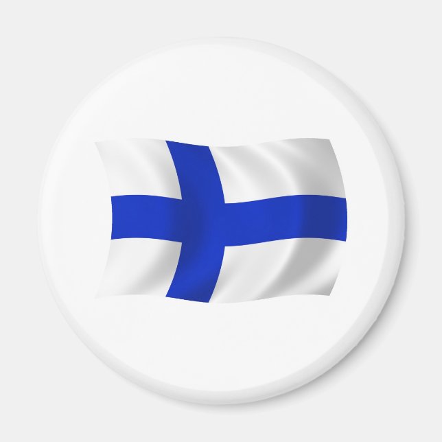 Aimant Drapeau Finlande (Devant)