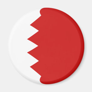 Aimant drapeau fisheye de Bahreïn