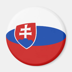 Aimant Drapeau Fisheye Slovaquie