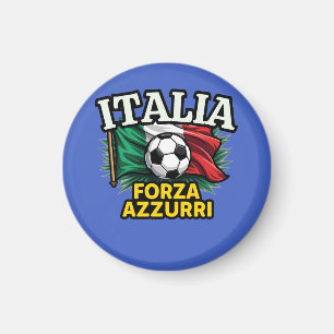 Aimant Drapeau Forza Azzurri