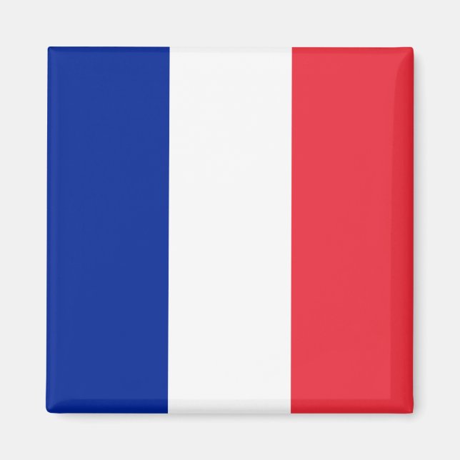 Aimant Drapeau français (France) (Devant)
