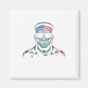 Aimant Drapeau Frankenstein Monster Lover Sungles Usa 4e