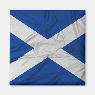 Aimant Drapeau froissé de l'Ecosse