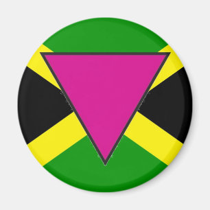 Aimant Drapeau Gay pride jamaïcain