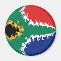 Drapeau gris de l'Afrique du Sud