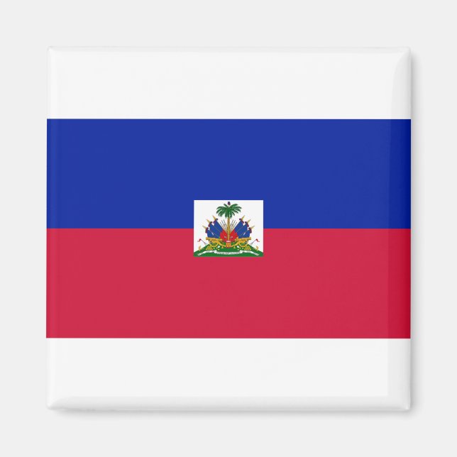 Aimant Drapeau Haïti (Devant)
