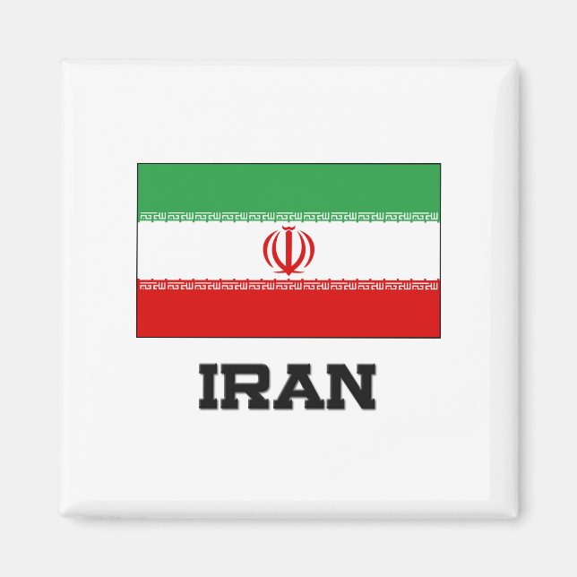 Aimant Drapeau Iran (Devant)