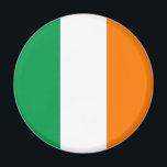 Aimant Drapeau irlandais<br><div class="desc">Le drapeau irlandais est un triband vertical. Les couleurs utilisées dans le drapeau sont le vert,  le blanc,  l'orange. La proportion du drapeau irlandais est de 1:2. Le drapeau irlandais a été adopté en 1919.</div>