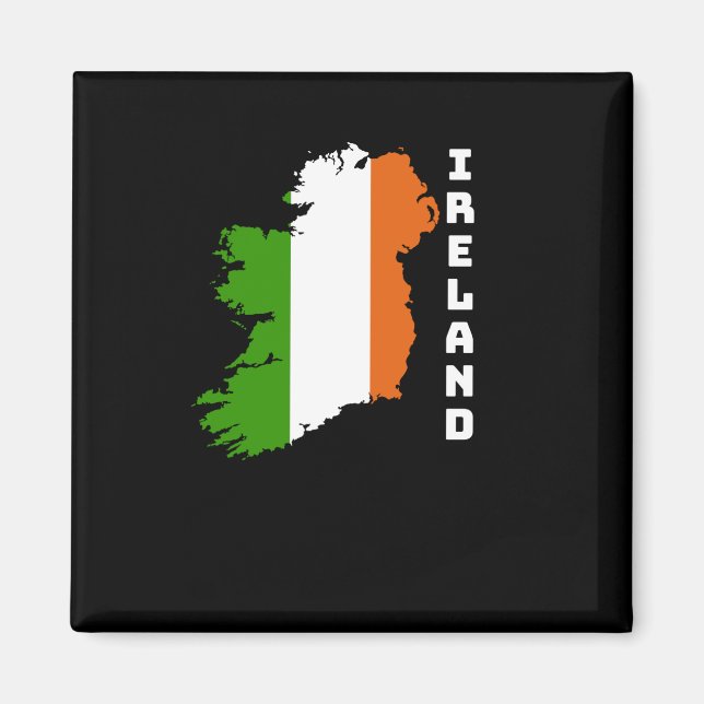 Aimant Drapeau irlandais (Devant)