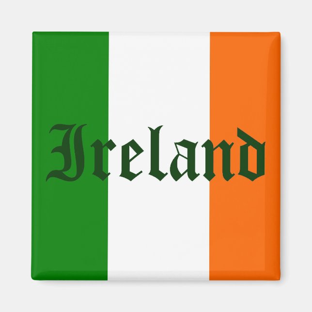 Aimant Drapeau irlandais (Devant)