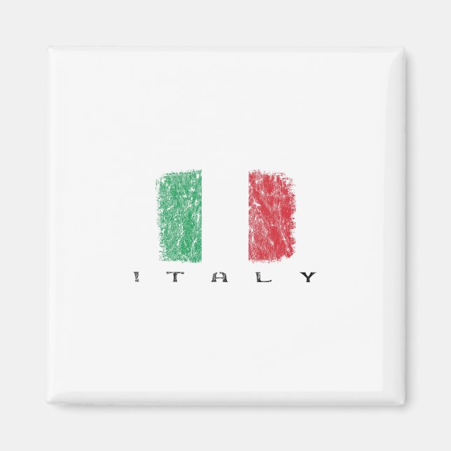 Aimant Drapeau Italia  (Devant)