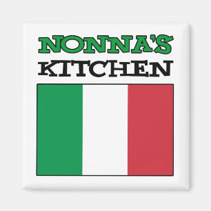 Aimant Drapeau italien de la cuisine de Nonna