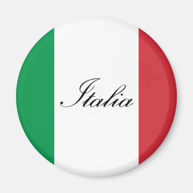 Aimant Drapeau italien - Drapeau italien - Italie (Devant)