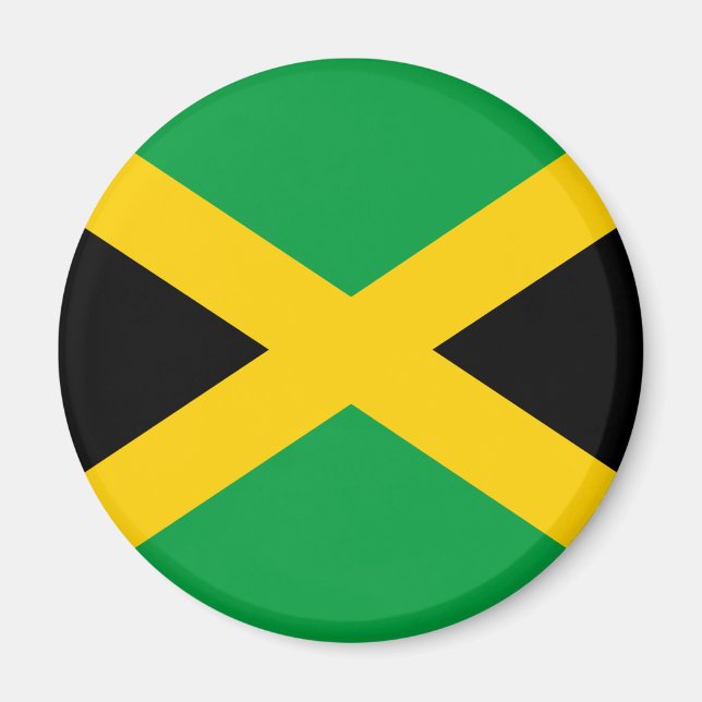 Aimant Drapeau jamaïcain (Devant)