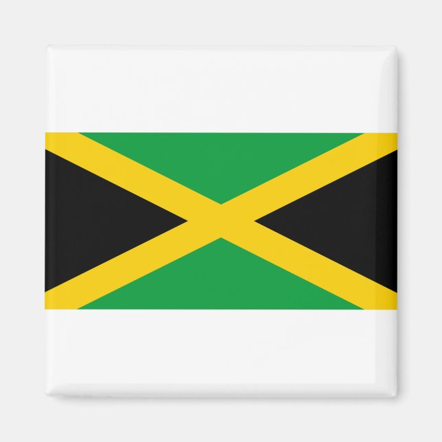 Aimant Drapeau Jamaïque (Devant)