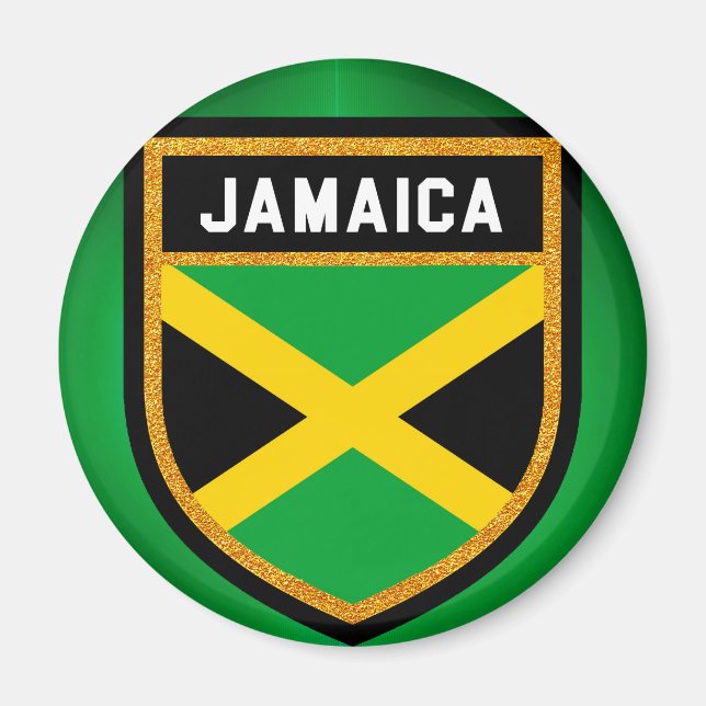 Aimant Drapeau Jamaïque (Devant)