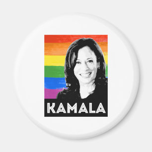 Aimant Drapeau LGBT - KAMALA HARRIS 2020