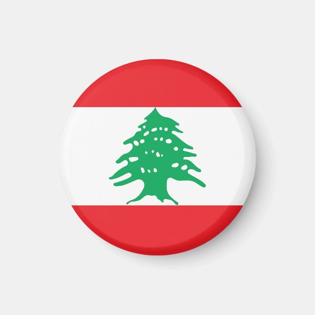 Aimant Drapeau libanais (Devant)