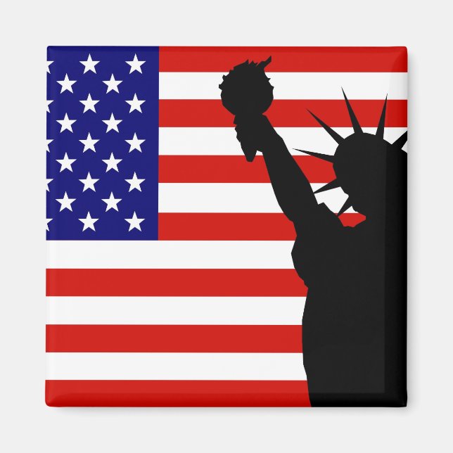 Aimant Drapeau Liberty (Devant)