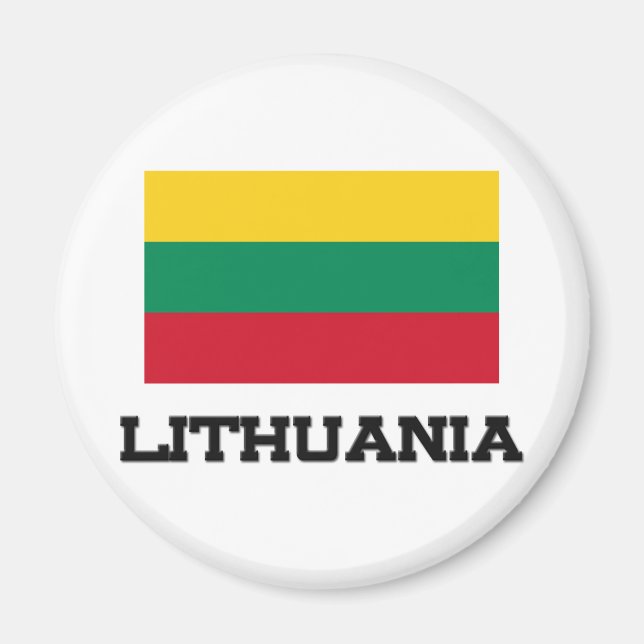 Aimant Drapeau Lituanie (Devant)