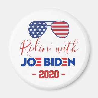 Aimant Drapeau Lunettes de soleil Ridin' With Biden Joe 2