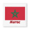 Drapeau Maroc avec le nom français