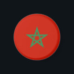 Aimant drapeau marocain<br><div class="desc">Un cadeau idéal pour tous ceux qui sont patriotes de leur pays !</div>