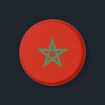 Aimant drapeau marocain<br><div class="desc">Un cadeau idéal pour tous ceux qui sont patriotes de leur pays !</div>