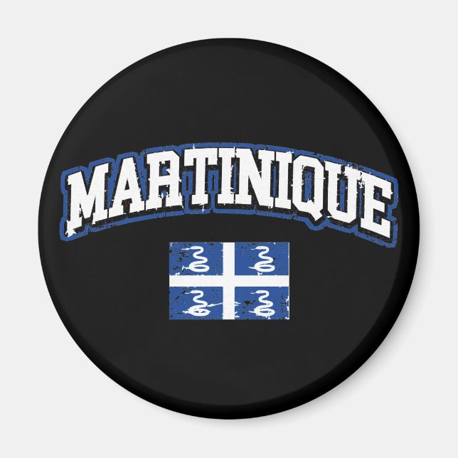 Aimant Drapeau Martinique (Devant)