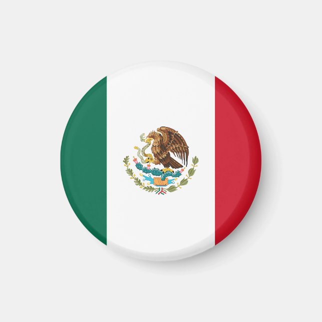 Aimant Drapeau Mexicain (Devant)